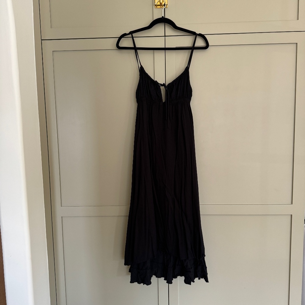 linen maxi dress